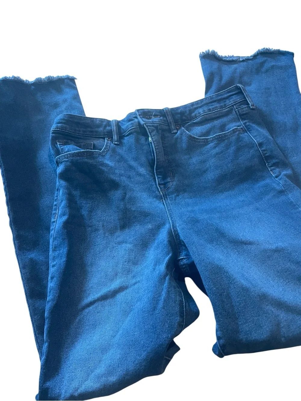 sofia by sofia vergara Blue High-Rise Straight Leg Jeans
